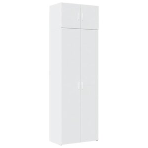 vidaXL Armoire de rangement blanc 70x42 5x225 cm bois d'ingénierie