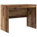 vidaXL Bureau avec tiroir 2 Pièces Bois ancien