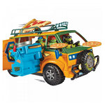 Camion Pizza des Tortues Ninja - Véhicule de Combat pour Figurines