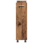 vidaXL Armoire avec roue Bois ancien 60 x 22 x 79 cm