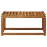 vidaXL Banc de jardin Naturel 79 x 43 x 37 cm Bois d'Acacia Massif