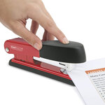 Agrafeuse Bowfin 535 Demi-Bande Éco 26/6 mm 25 Feuilles Rouge RAPESCO