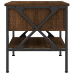 vidaXL Table de chevet chêne marron 40x42x45 cm bois d'ingénierie