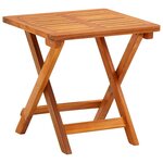 Vidaxl ensemble de 2 chaises longues avec table bois d'acacia massif