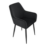 Lot de 2 chaises de salle à manger 86 x 57 x 56 cm noir 03_0006729