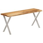 vidaXL Banc avec bord vivant 105 cm bois d'acacia massif