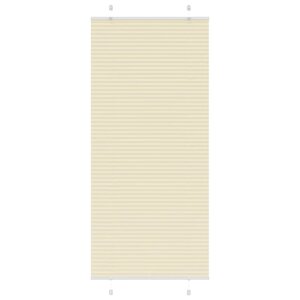 vidaXL Store plissé crème 100x200cm largeur du tissu 99 4 cm polyester