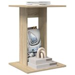 vidaXL Table d'appoint Chêne Sonoma 45 x 40 x 62 5 cm