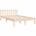 vidaXL Cadre de lit sans matelas 120x200 cm bois de pin massif