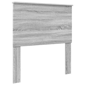 vidaXL Tête de lit Gris Sonoma 80 cm Bois d'ingénierie