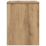 vidaXL Table de chevet chêne artisanal 40x30x40 cm bois d'ingénierie