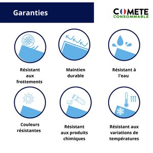 10 rubans 91200 s0721510 compatibles pour etiqueteuses dymo letratag - 12mm x 4m noir sur blanc