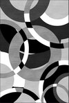 Tapis de salon ROUND 160 x 230 cm - Gris
