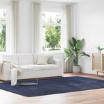 vidaXL Tapis shaggy à poils longs NAVARRA bleu marine 240x340 cm