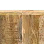 vidaXL Table à manger 140x70x75 cm Bois de manguier massif