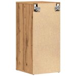 vidaXL Armoire à chaussures chêne artisanal bois d'ingénierie