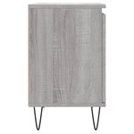 vidaXL Tables de chevet 2 Pièces sonoma gris 40x30x50cm bois d'ingénierie