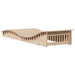 vidaXL Chaise longue 205x70x31 5 cm bois massif de pin