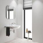 GROHE Mitigeur lavabo monocommande Eurostyle 23374003 - Bec fixe - Limiteur de température - Economie d'eau - Chrome - Taille S