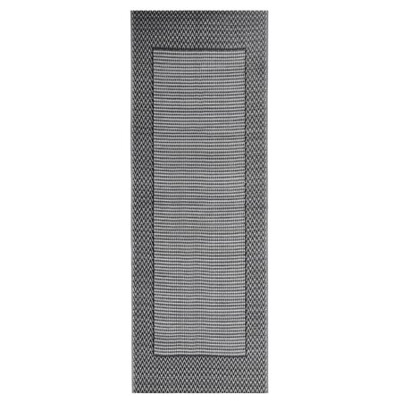 vidaXL Tapis d'extérieur Noir 80x150 cm PP