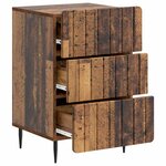 vidaXL Cabinet de chevet Bois ancien 43 x 41 x 68 cm Bois d'ingénierie