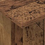 vidaXL Meuble TV Bois ancien 50 x 35 x 45 cm Bois d'ingénierie