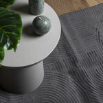 vidaXL Tapis IZA poils courts style scandinave anthracite 100x200 cm