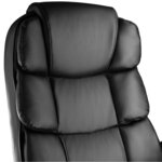 Fauteuil chaise siège de direction avec accoudoir max 120 kg noir