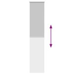 vidaXL Store enrouleur occultant largeur du tissu 50 7 cm polyester