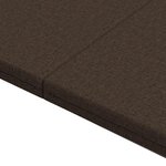 vidaXL Canapé-lit pliable 140 x 67 x 15 cm Taupe
