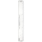 règle plate Geometric en plastique transparent 30 cm MAPED