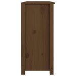 vidaXL Buffet Marron miel 100x35x74 cm Bois massif de pin