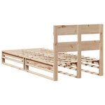 vidaXL Cadre de lit sans matelas 100x200 cm bois massif de pin