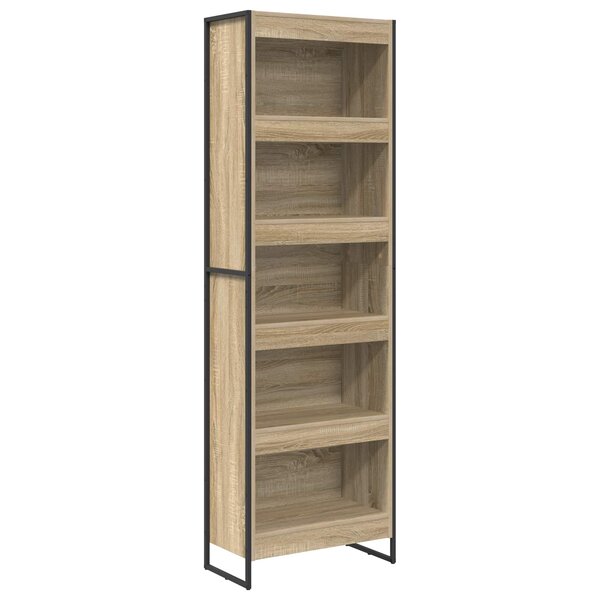 vidaXL Bibliothèque 2 Pièces Sonoma 80 x 30 x 155 cm Bois d'ingénierie
