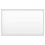 vidaXL Ensemble de meubles salle de bain 2 Pièces blanc bois d'ingénierie