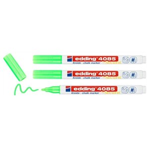 Marqueur craie liquide 4085 vert fluOrescent 1-2 mm x 3 EDDING