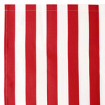 vidaXL Toile de rechange pour store banne Rouge et blanc 400 x 200 cm