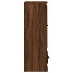 vidaXL Buffet haut chêne marron 36x35 5x103 5 cm bois d'ingénierie