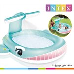Intex Piscine à pulvérisation Forme de baleine 201x196x91 cm