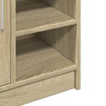 vidaXL Armoire d'évier chêne sonoma 63x29x55 cm bois d'ingénierie