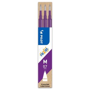Set de 3 Recharges friXion Ball (BLS-FR7) Violet x 12 PILOT