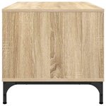 vidaXL Table basse Chêne sonoma 90 x 49 x 46 cm Bois d'ingénierie