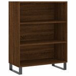 vidaXL Armoire à étagères chêne marron 69 5x32 5x90 cm bois ingénierie
