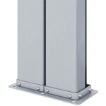 vidaXL Auvent latéral rétractable Marron 220x1000 cm