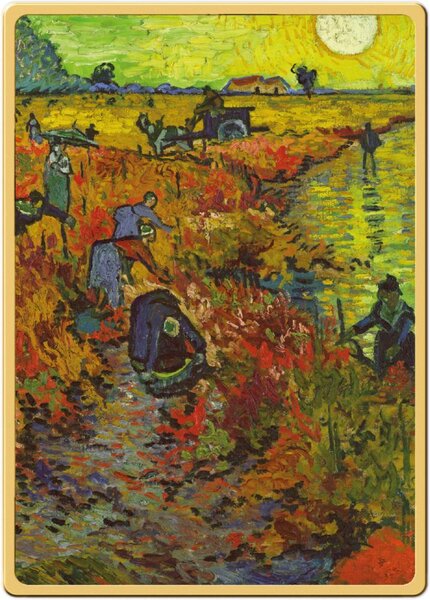 Monnaie RED VINEYARDS Vincent Masterpieces Van Gogh 1/500 Oz Or 1$ Tokelau 2022