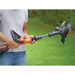 BLACK & DECKER Coupe-Bordures 30 cm sans fil LITHIUM 18V POWERCOMMAND™- 4Ah - 1 batterie - 1 bobine de 10m fil 1,6mm - 1 chargeur