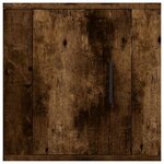 vidaXL Meuble TV mural Chêne fumé 40x34 5x40 cm