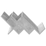 vidaXL Étagère à magazines avec étagère Gris Béton 53 x 40 x 28 5 cm