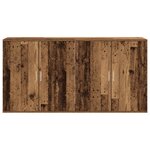 vidaXL Buffet 2 Pièces Bois ancien 79 x 38 x 80 cm Bois d'ingénierie
