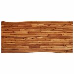 vidaXL Table à manger 200x90x75 cm bois d'acacia solide à bord vif